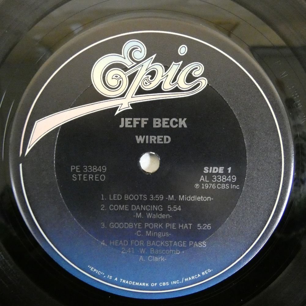 46050336;【US盤】Jeff Beck / Wired_画像3