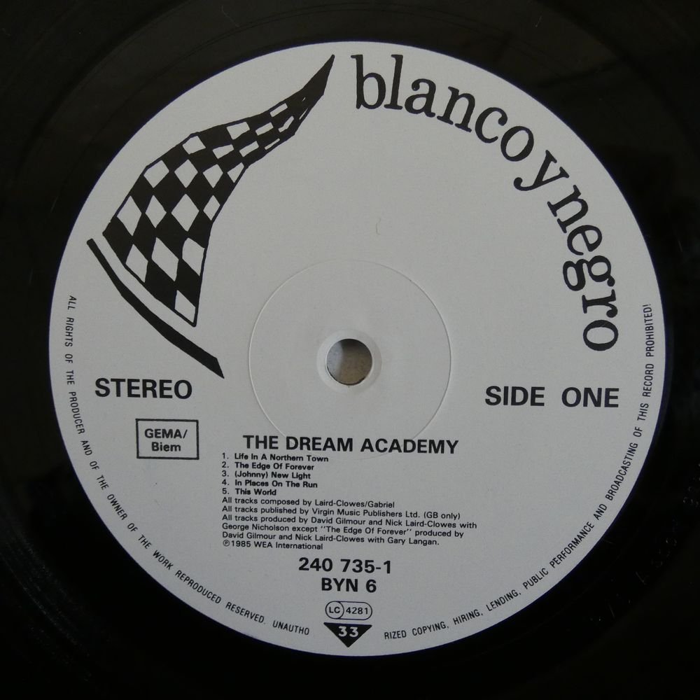 46050347;【Europe盤】The Dream Academy / S・T_画像3