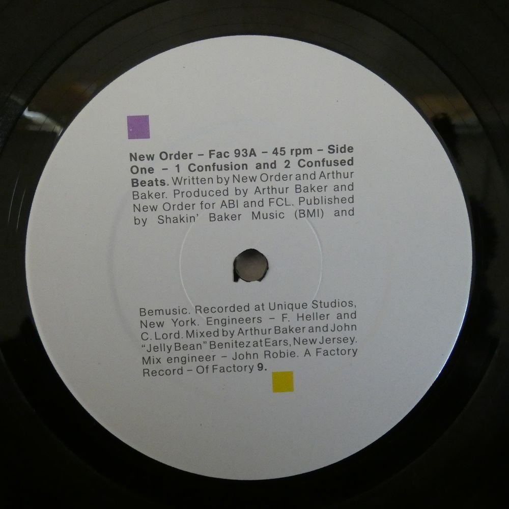 46050518;【UK盤/12inch/シュリンク】New Order / Confusion_画像3