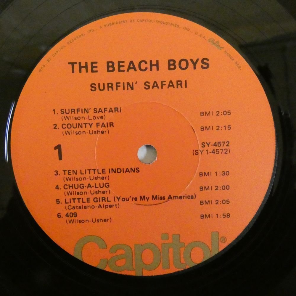 46050628;【US盤】The Beach Boys / Surfin' Safari_画像3