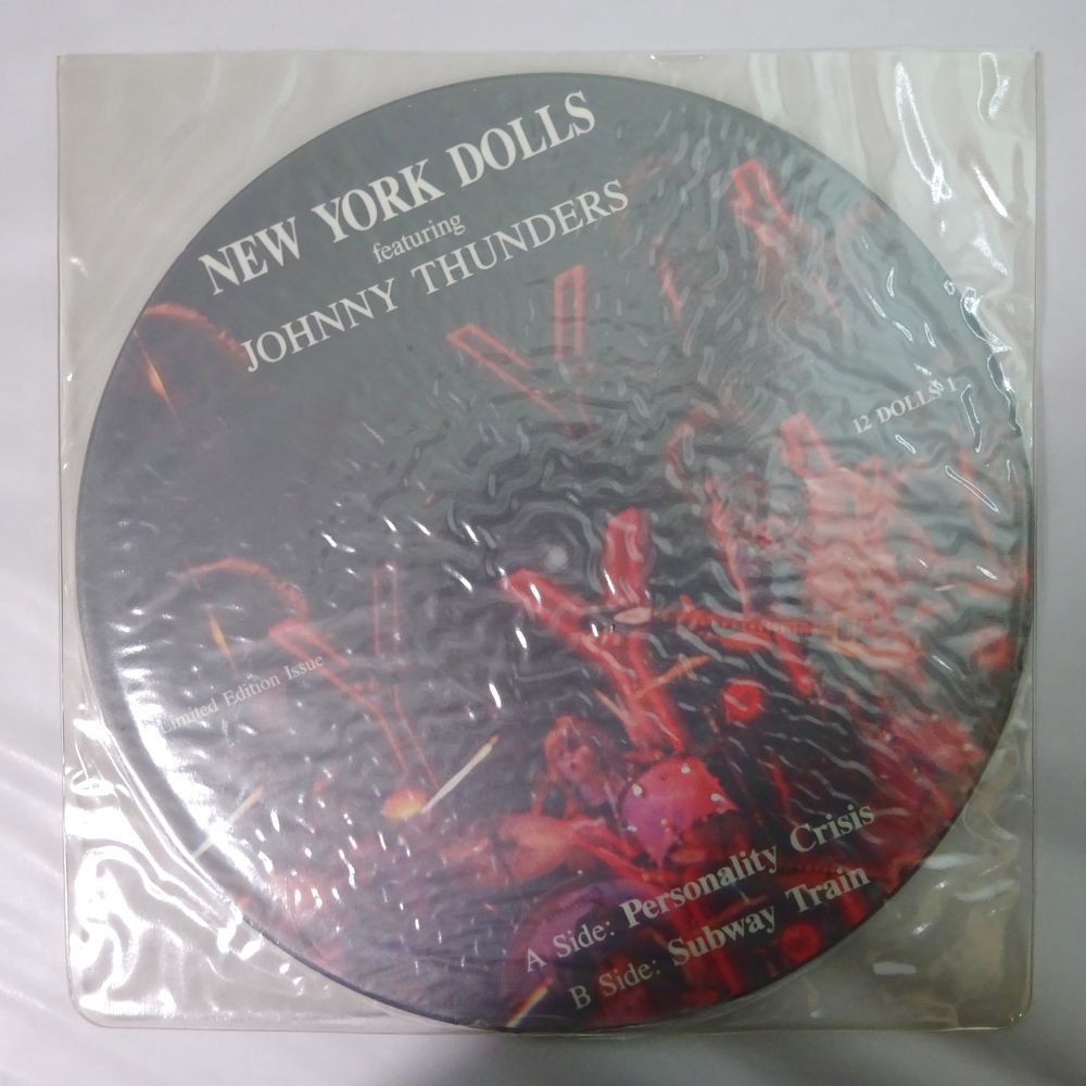 14025968;【Netherlands盤/ピクチャーディスク/Unofficial/限定プレス】New York Dolls Featuring Johnny Thunders / Personality Crisis_画像1