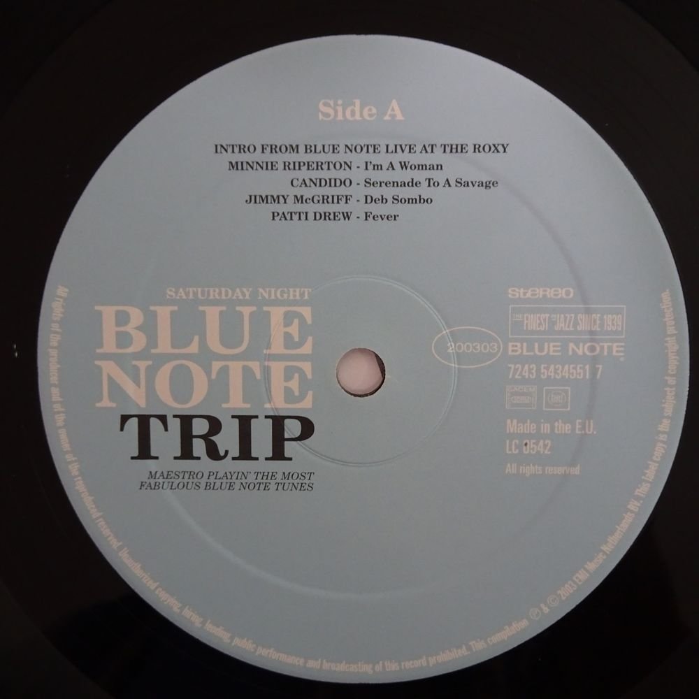 10016269;【EUオリジナル/2LP】Various / Blue Note Trip (Saturday Night)_画像3