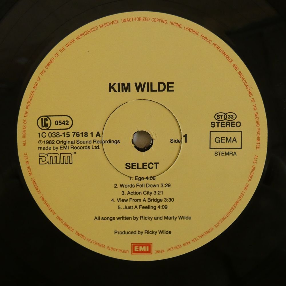 46051083;【Germany盤】Kim Wilde / Select_画像3