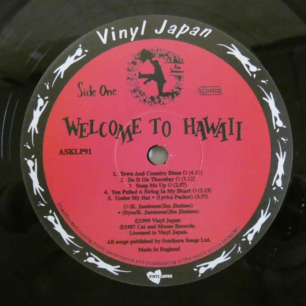 46051343;【UK盤】Jim Jiminee / Welcome To Hawaii_画像3