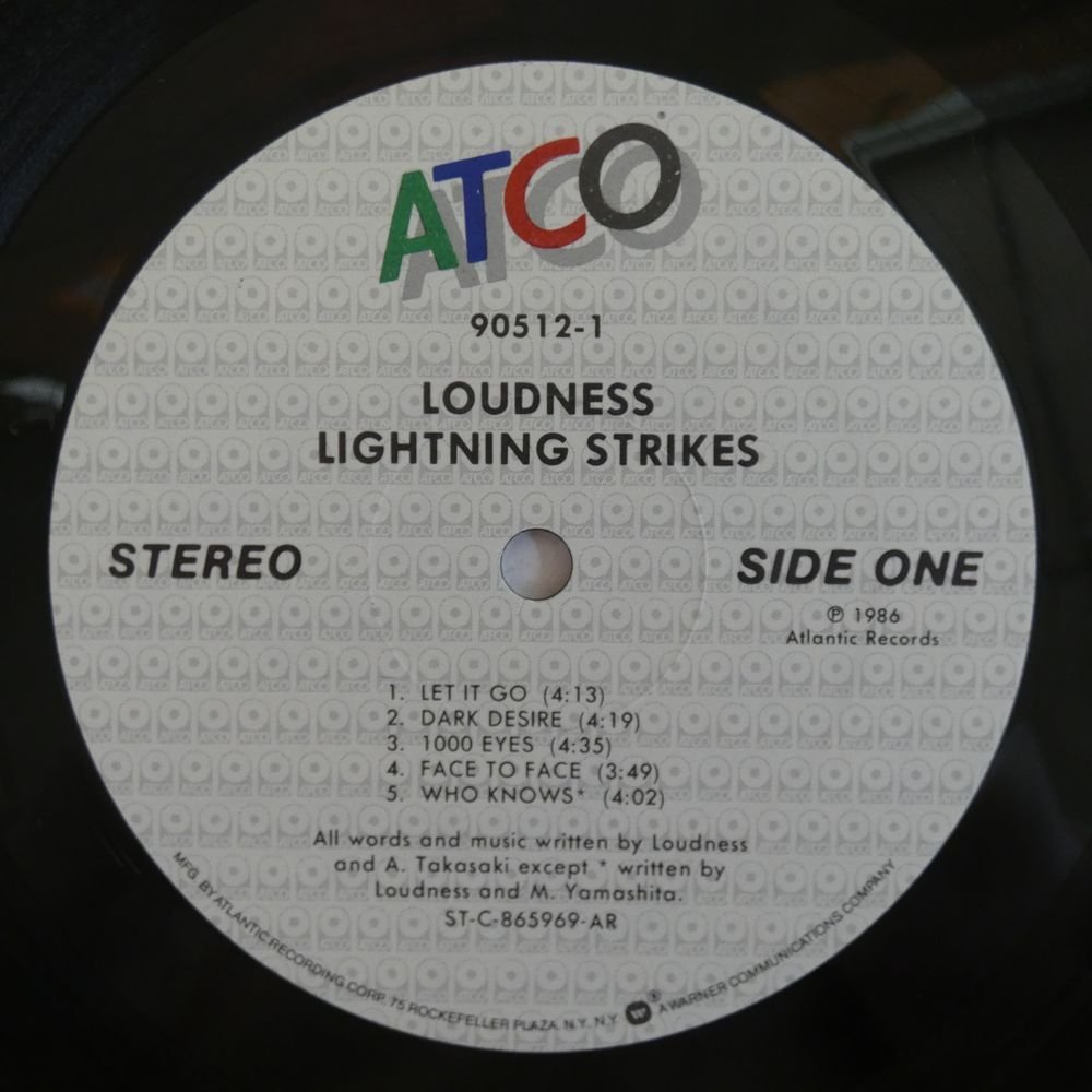 47040042;【US盤】Loudness / Lightning Strikes_画像3