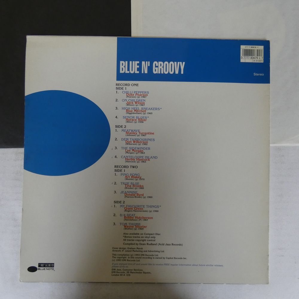 46052032;【UK盤/BLUE NOTE/2LP】V・A / Blue 'N' Groovy (Blue Note Connects With The Good Vibes)_画像2