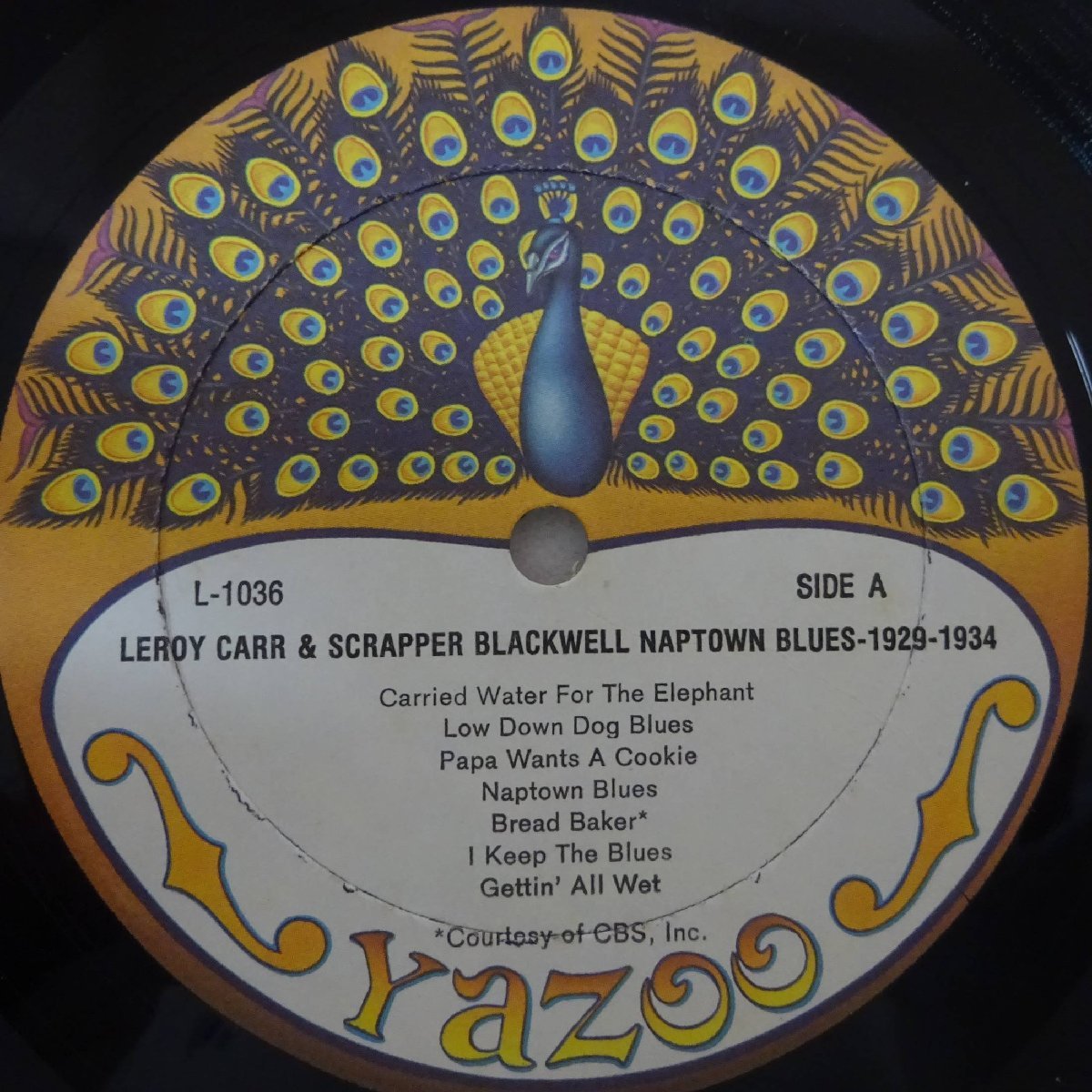 11174714;【US盤/YAZOO】Leroy Carr & Scrapper Blackwell / Naptown Blues 1929 /1934_画像3
