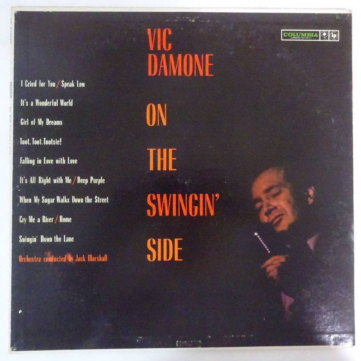 14025572;【US盤/COLUMBIA/6EYE/MONO/深溝】Vic Damone / On The Swingin' Side_画像1