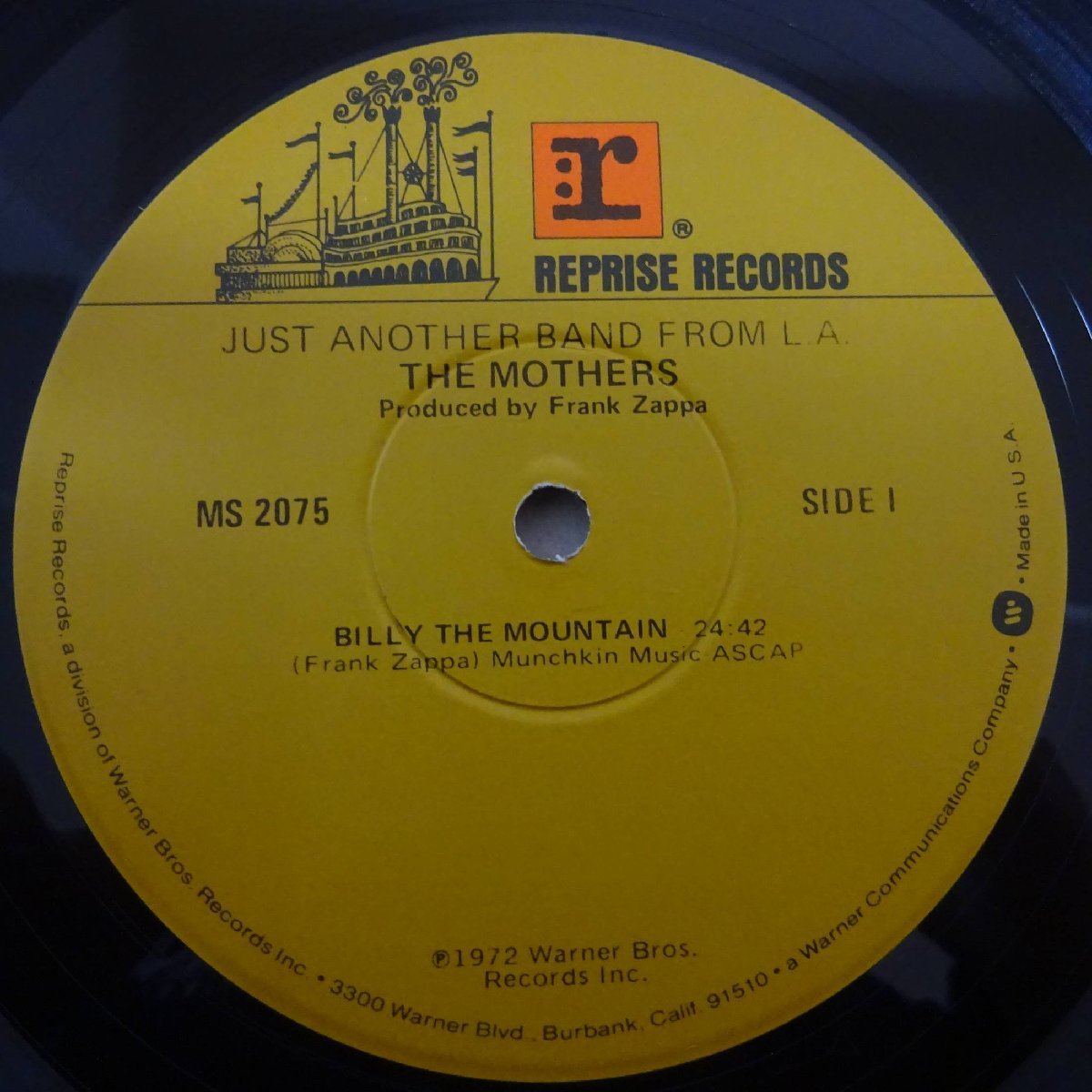 10016005;【US盤】The Mothers / Just Another Band From L.A._画像3
