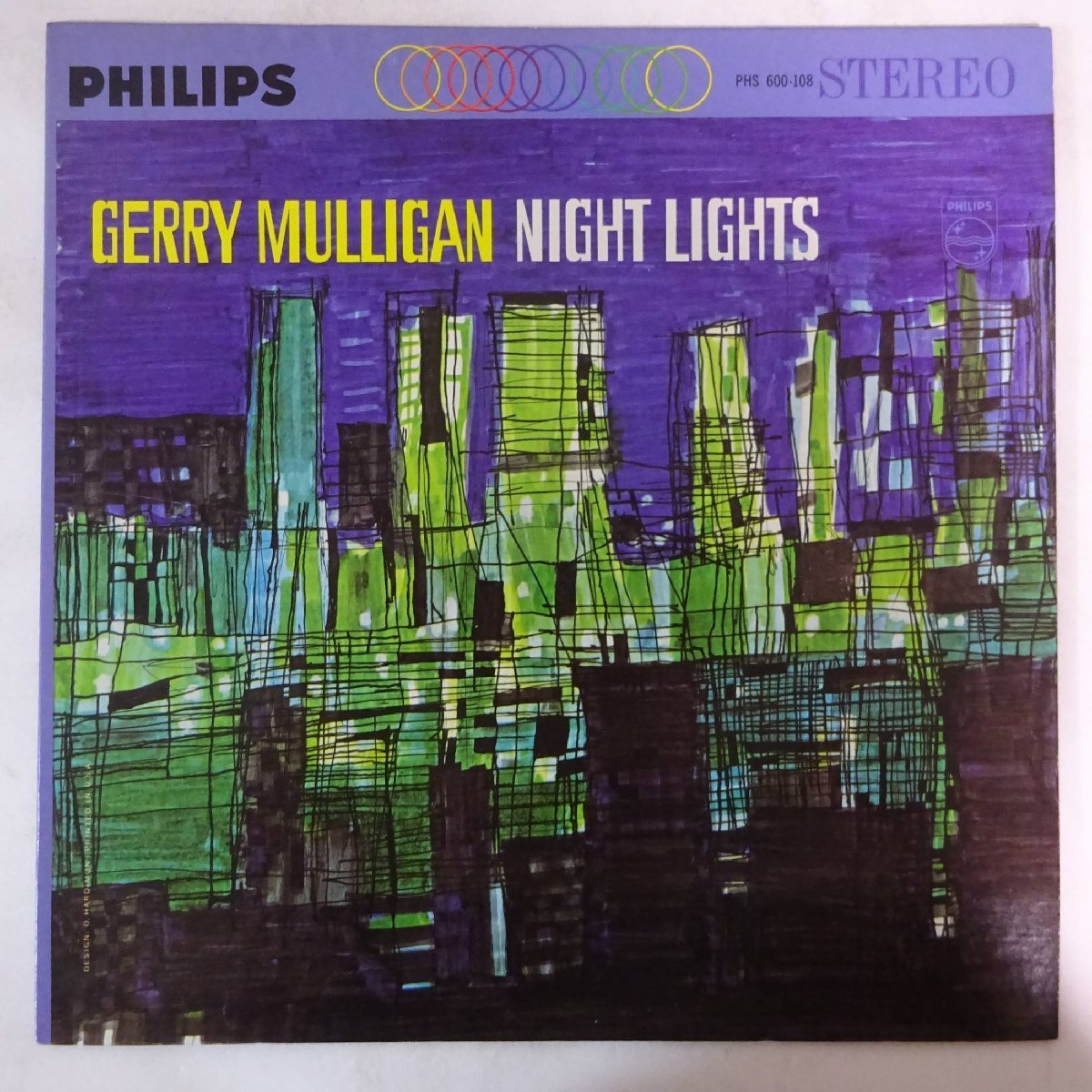 10015982;【US盤/PHILIPS】Gerry Mulligan / Night Lights_画像1