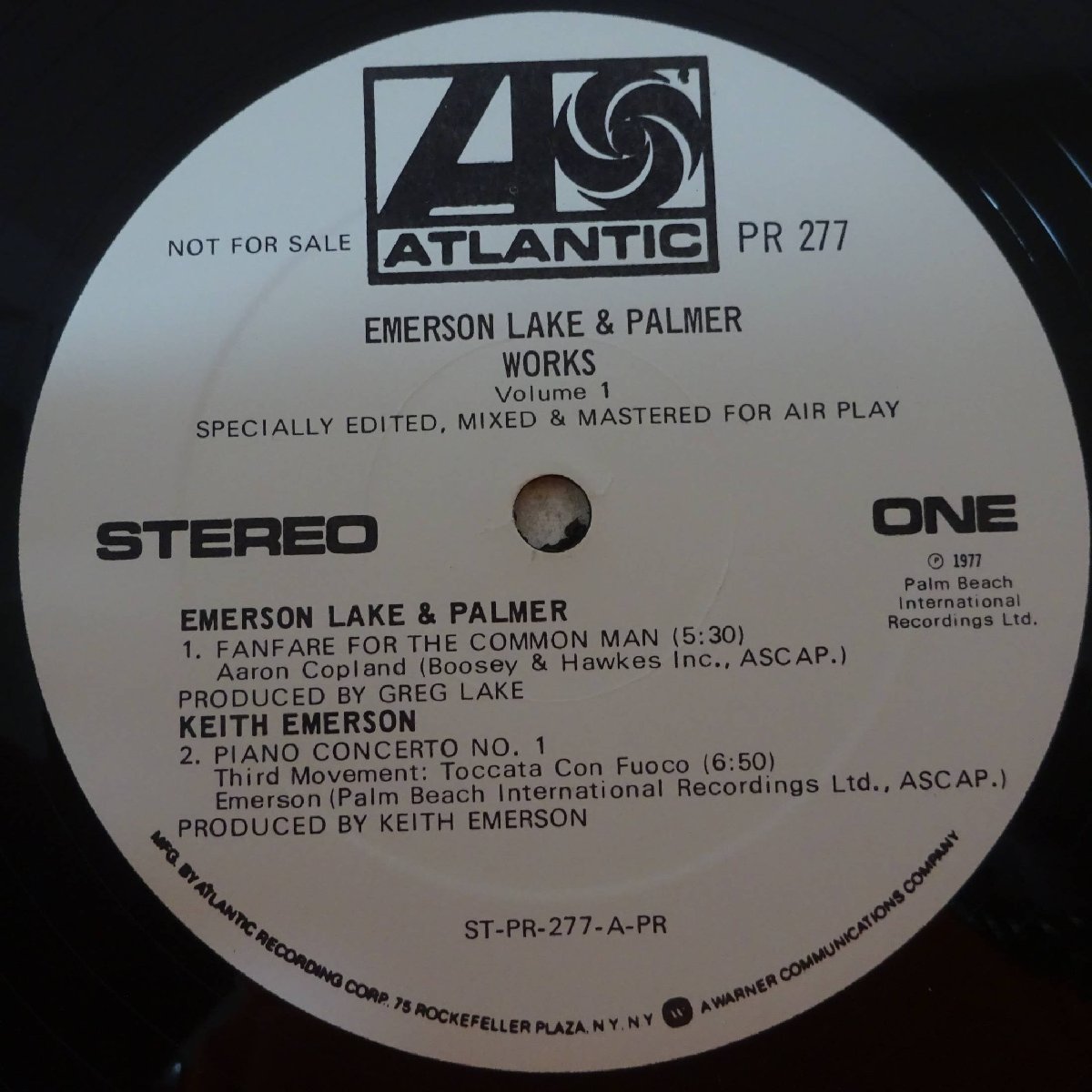 10016068;【US PROMO ONLY】Emerson Lake & Palmer / Works Volume 1_画像1