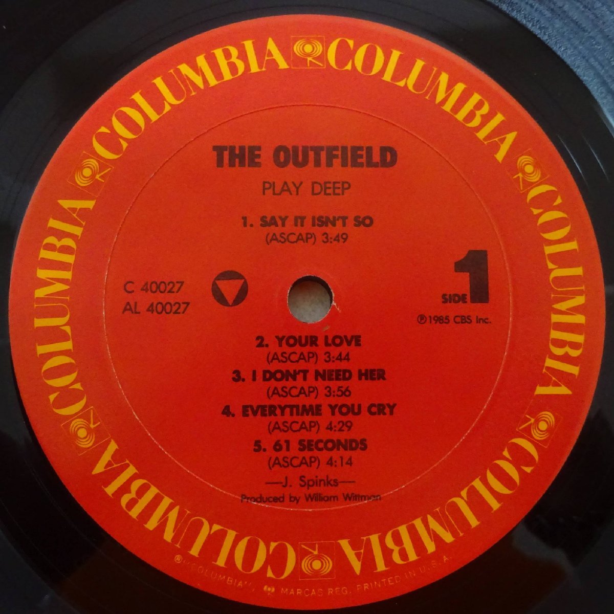 10015749;【US盤】The Outfield / Play Deep_画像3