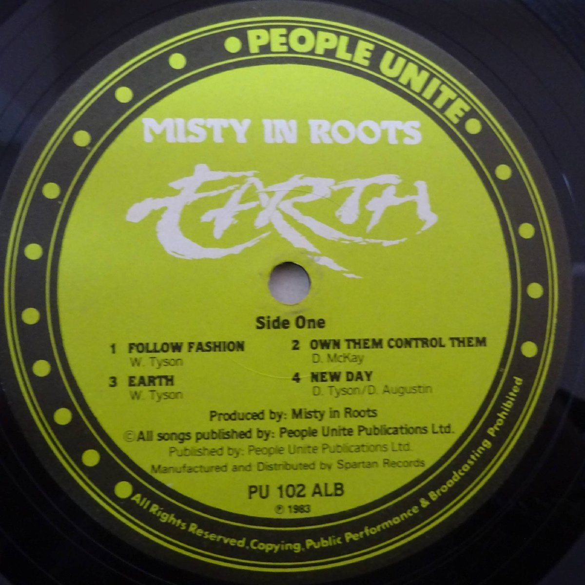 11175134;【UKオリジナル】Misty In Roots / Earth_画像3