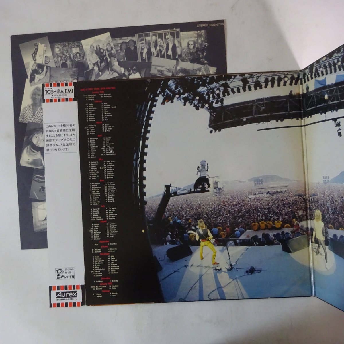 11175613;【美盤/帯付き/プロモ白ラベル/2LP】Scorpions / World Wide Live_画像2