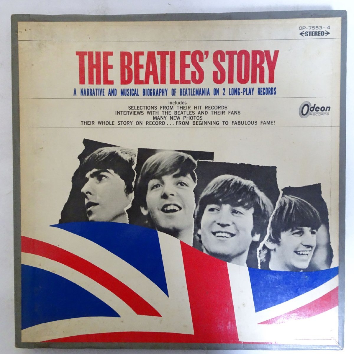 14026260;【国内盤/2LP/BOX/Odeon/東芝赤盤/ブックレット付】The Beatles ビートルズ / The Beatles' Story ビートルズ物語_画像1
