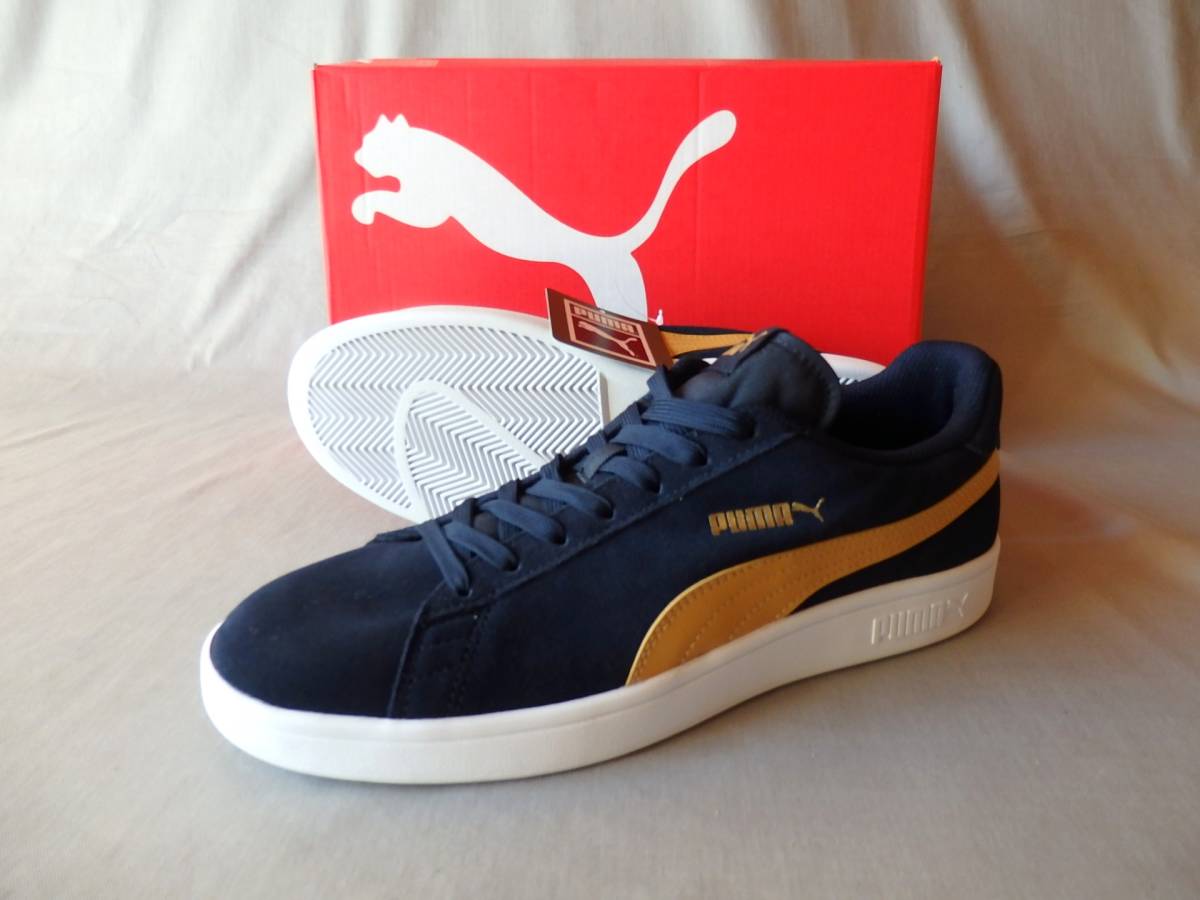 29cm！新品◆PUMA SMASH V2/限定カラーモデル◆US11(29cm)NAVY◆テニス/サーフィン/スケートボード/スノーボード/BMX_画像1