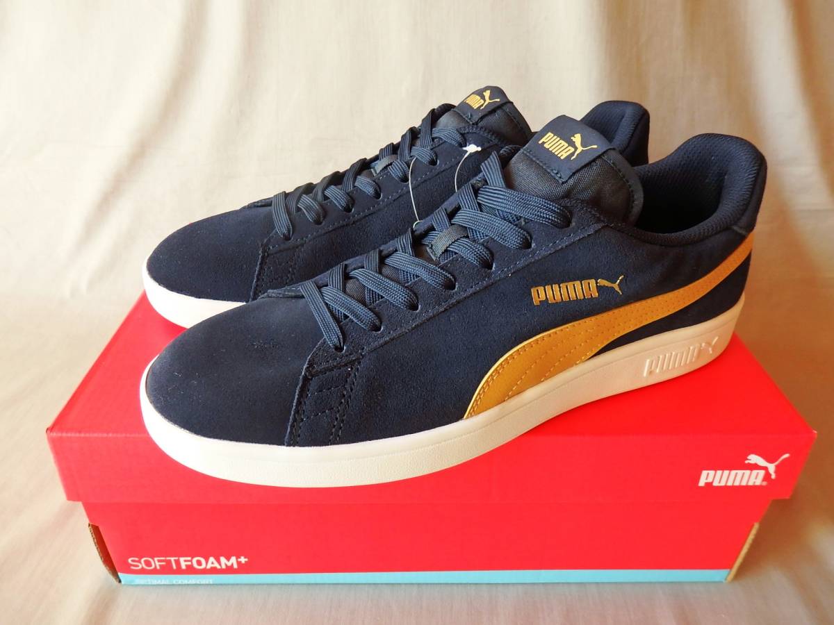 29cm！新品◆PUMA SMASH V2/限定カラーモデル◆US11(29cm)NAVY◆テニス/サーフィン/スケートボード/スノーボード/BMX_画像3