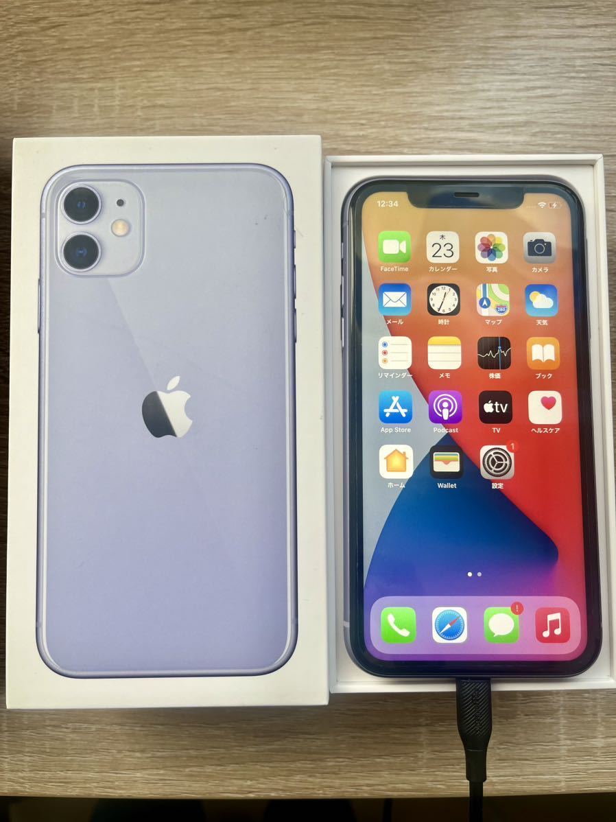 Apple iPhone11 128GB パープル(香港版SIMフリー,デュアルSIM) A2223