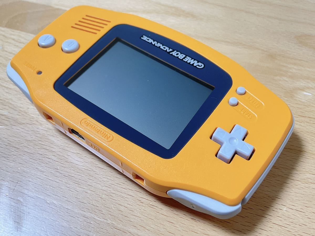 美品 GBA 本体 オレンジ 動作確認済み ゲームボーイアドバンス GAMEBOY ADVANCE Nintendo ゲームボーイ_画像4