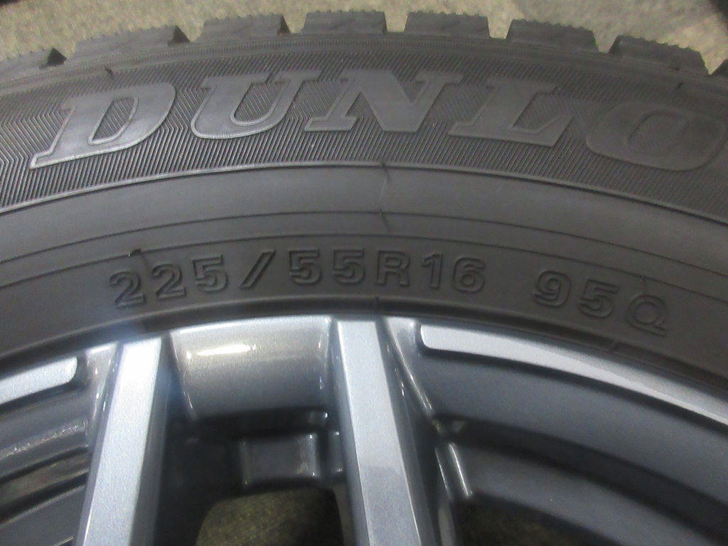 中古スタッドレスセット WESTER 16インチ 7j +48 PCD112 ウィンターマックス WM02 225/55R16 W205_画像4