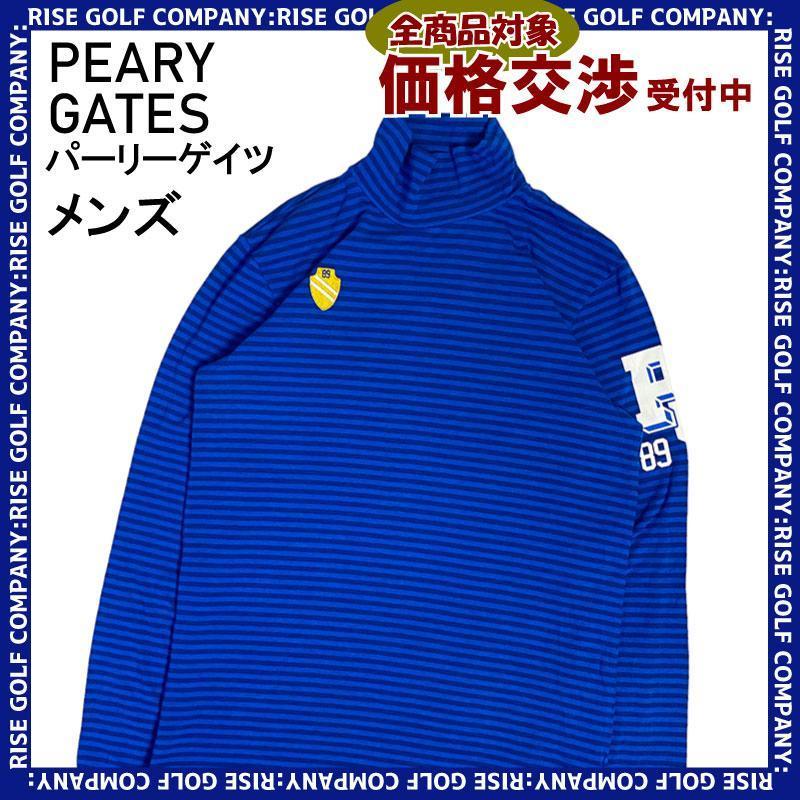 PEARLY GATES パーリーゲイツ ハイネック 長袖Tシャツ 5 ブルー_画像1