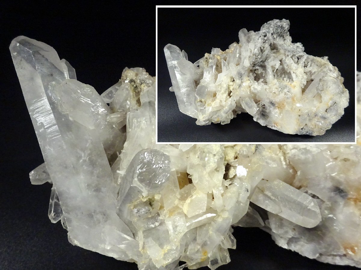 ∇花∇希少品 天然石 大型 水晶 クリスタル 集合体 クラスター ヒマラヤ水晶 重量2.2kg 原石パワーストーン風水鉱物_画像1