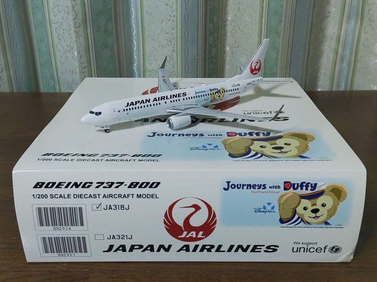 1/200 【JC WING】日本航空 B737-800 「DUFFYジェット」塗装機 全日空商事 ANA 全日空 WINGS