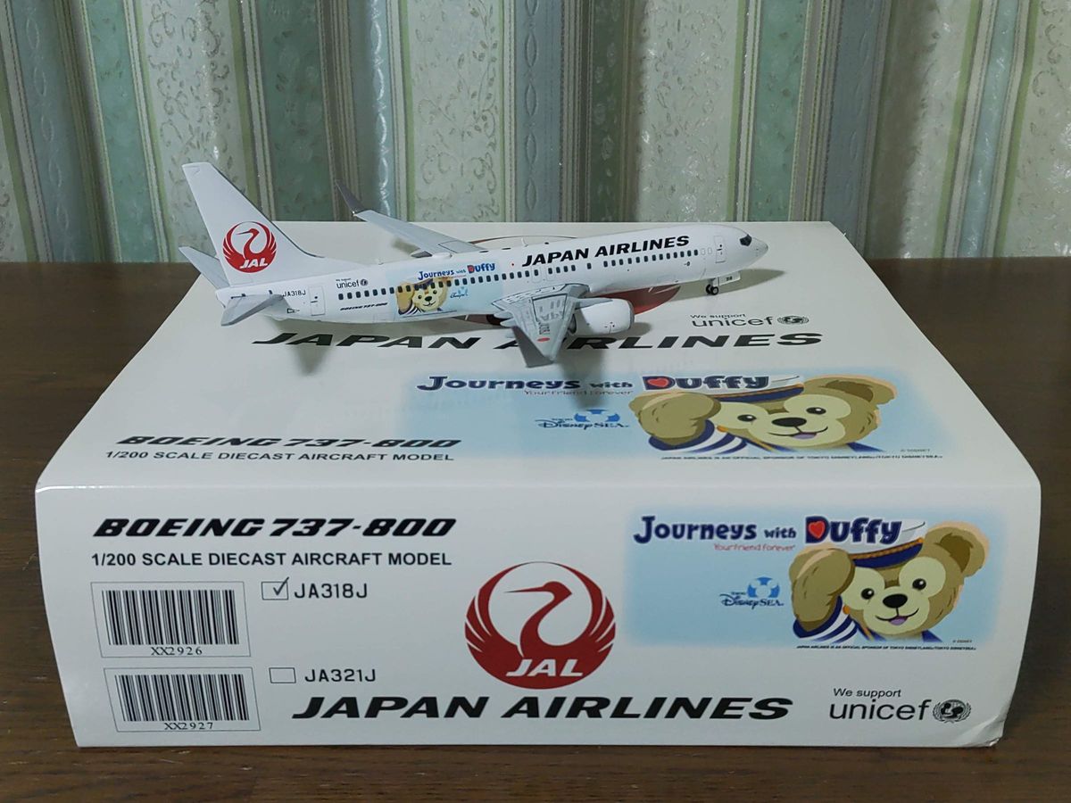 1/200 【JC WING】日本航空 B737-800 「DUFFYジェット」塗装機 全日空商事 ANA 全日空 WINGS