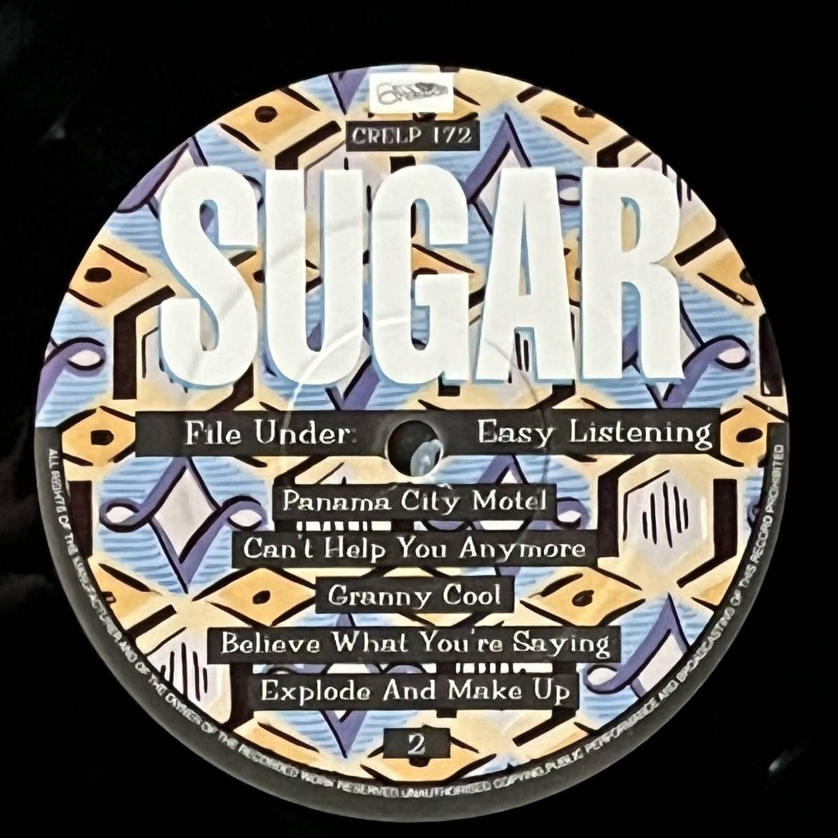 Sugar / File Under: Easy Listening (LP) ■Used■ Bob Mould Husker Du_画像4