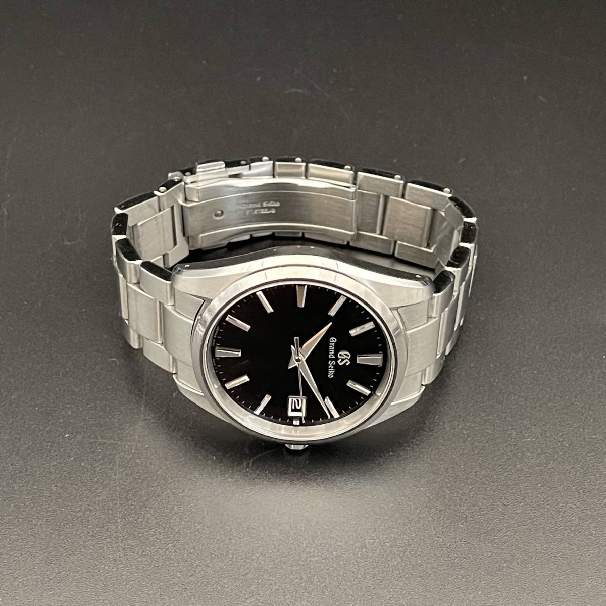 ☆美品☆グランドセイコー/Grand Seiko/9F85-0AC0/デイト/クオーツ/ブラック/黒/38㎜/メンズ腕時計/SBGP011/紳士/電池交換済/付属品有_画像6