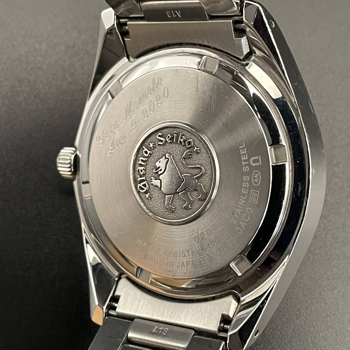 ☆美品☆グランドセイコー/Grand Seiko/9F85-0AC0/デイト/クオーツ/ブラック/黒/38㎜/メンズ腕時計/SBGP011/紳士/電池交換済/付属品有_画像8