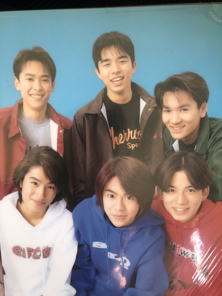 【V6 未使用下敷きA】1996年　JOHNNYS アイドル　未使用　文具　希少【23/10 TY-1C】_画像3