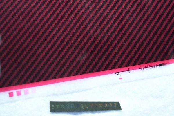 ※業界最安値 水圧転写シート 塗装 印刷 50cm×2ｍ 赤黒カーボン ハイドロディップ デザインフィルム 特殊シート 水圧 表面張力 M011_画像4