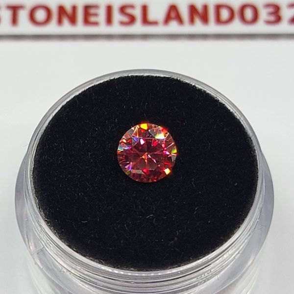 labo Rainbow red diamond 1ct round cut gem rare brilliancy high quality gem series round form moa sa Night certificate attaching C687