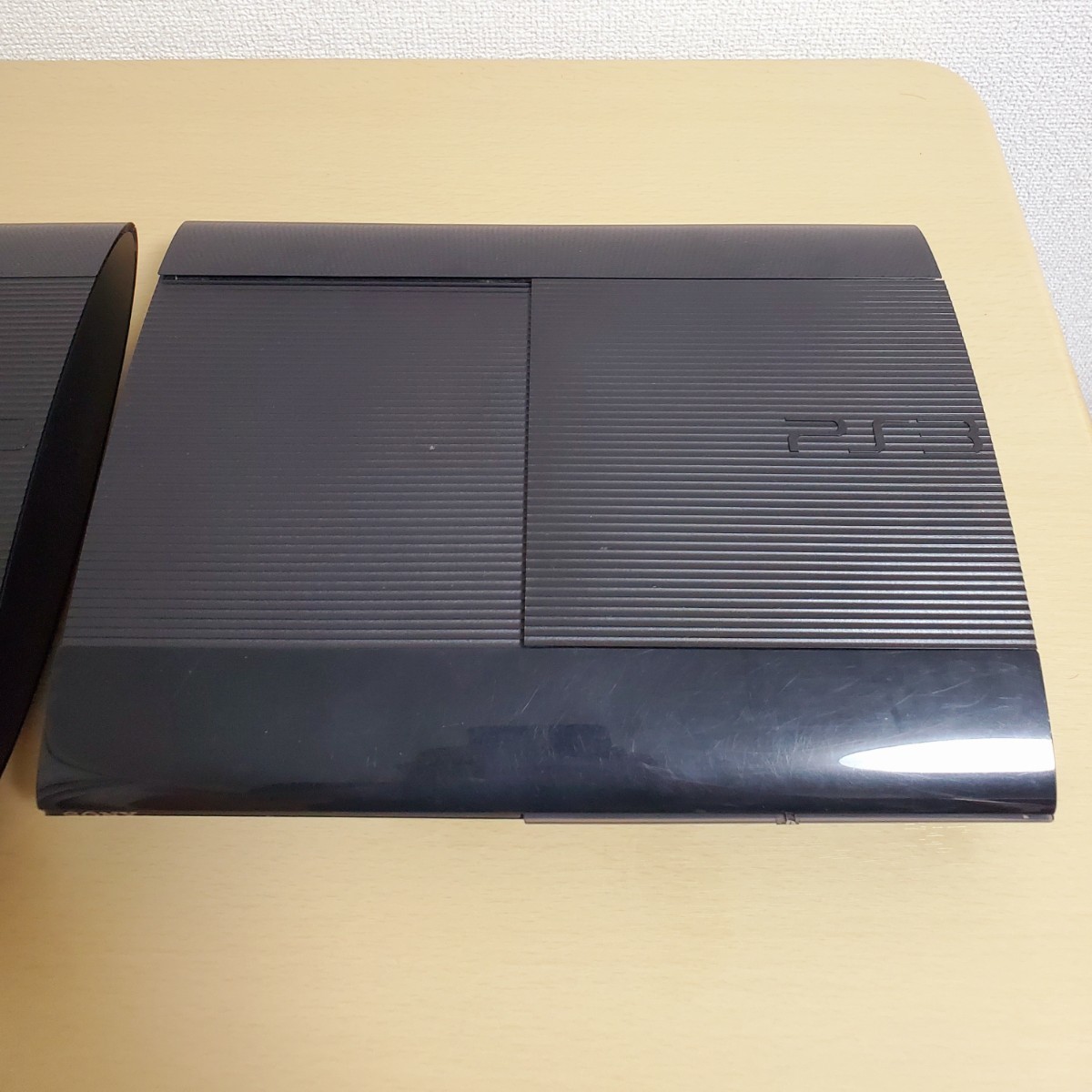 [ジャンク ] SONY PS3 CECH-4000B 250GB CECH-4300C 500GB セット HDD片方欠品 動作不良 PlayStation チャコールブラック 修復部品取りに_画像2