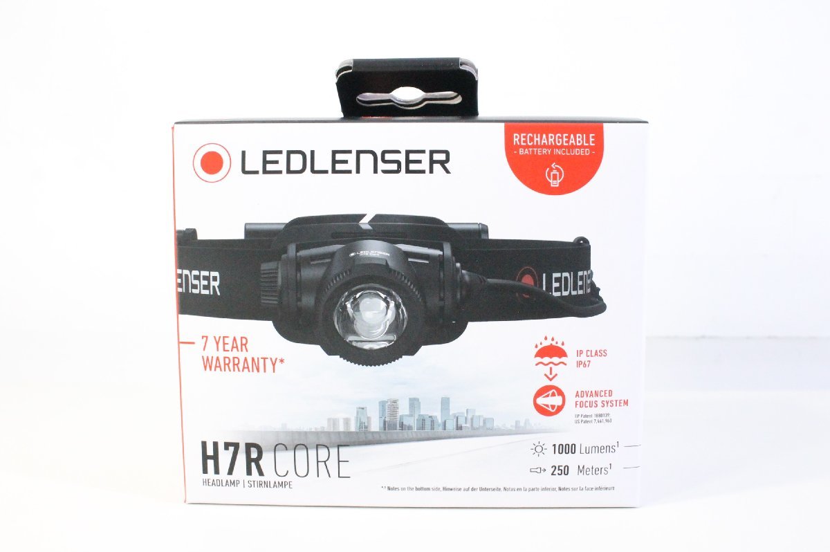 ☆408☆【未使用】 LEDLENSER レッドレンザー H7R CORE 充電LED ヘッドライト_画像1