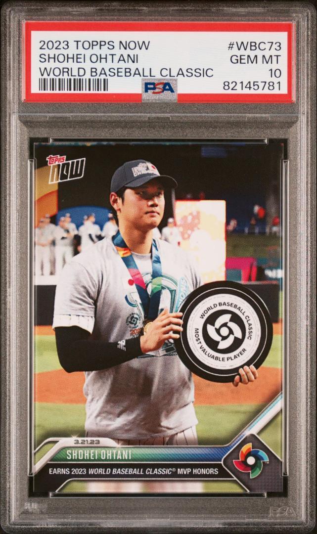 注目 Now Topps PSA10 大谷翔平 WBC73 MVP受賞記念 WBC Topps - www