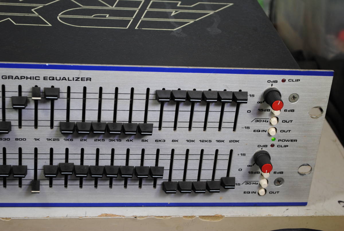 訳あり　ARX 　EQ60　2CH 30バンド　グラフィックイコライザー 完動品【3ヶ月保証 】_画像4