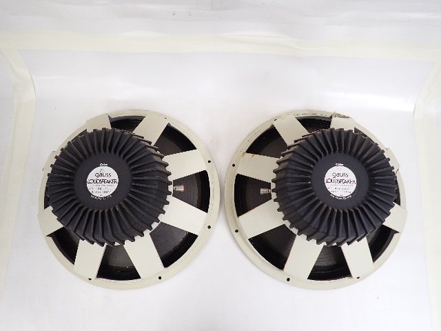 JBL TAD ロカンシー GAUSS ウーファーユニット 4583A 2本 完動品 JBL TAD ロカンシー GAUSS ウーファーユニット 4583A 2本 完動品