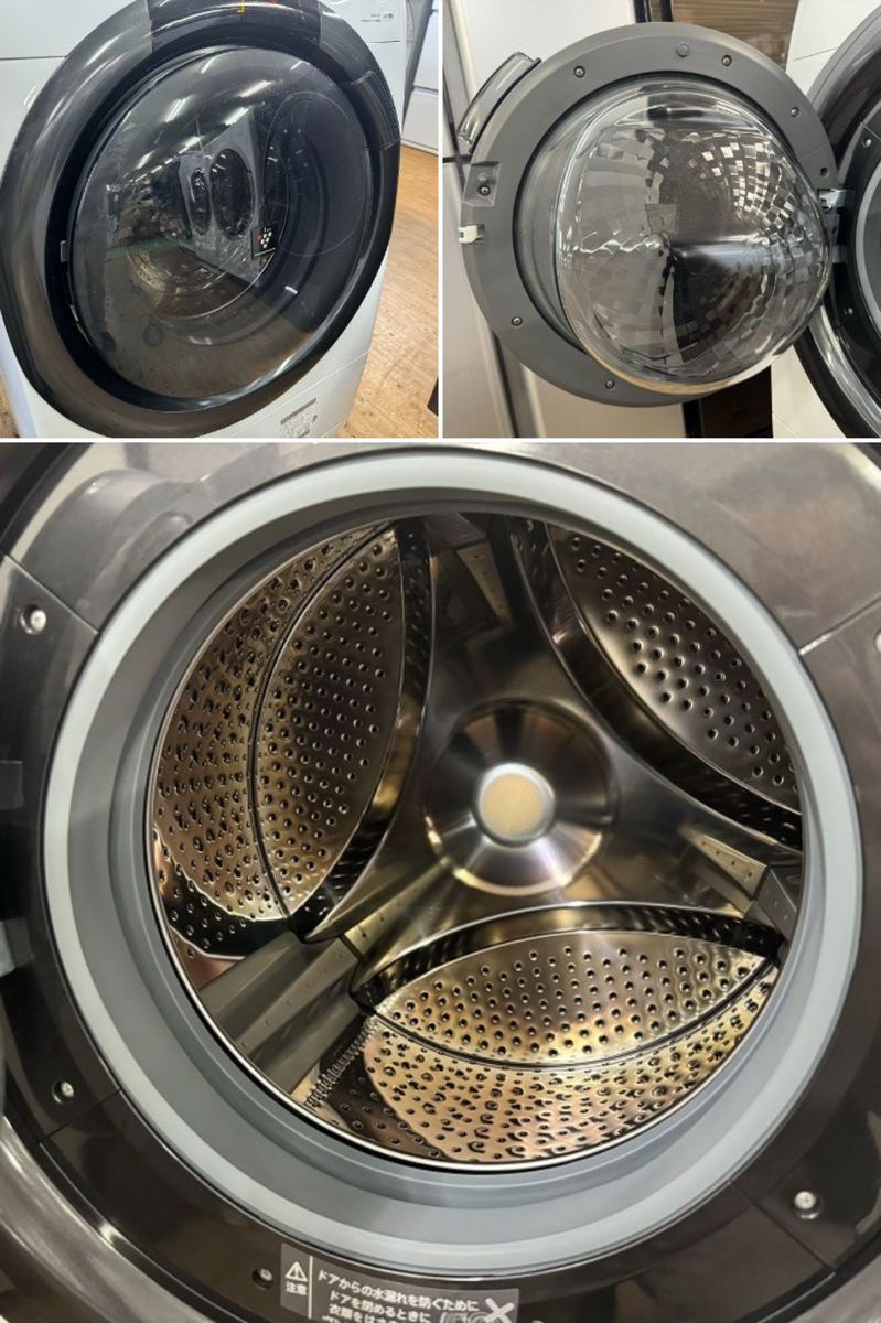 極上美品【 SHARP 】シャープ ドラム式洗濯乾燥機 奥行スリム マンションにもちょうどいい、コンパクトタイプ ES-S7G
