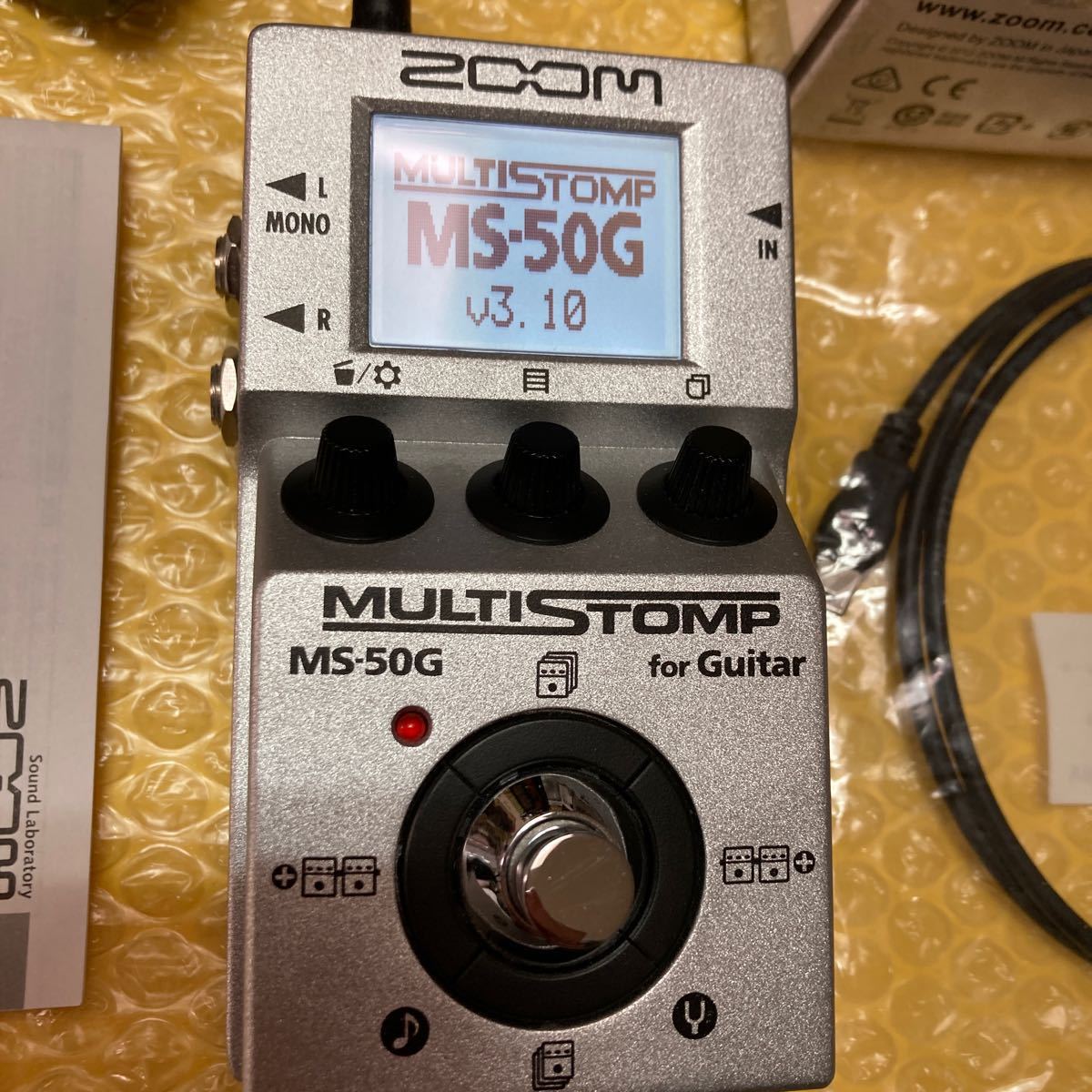 ZOOM MS-50G マルチストンプ エフェクター v3.10 +ACアダプター_画像1