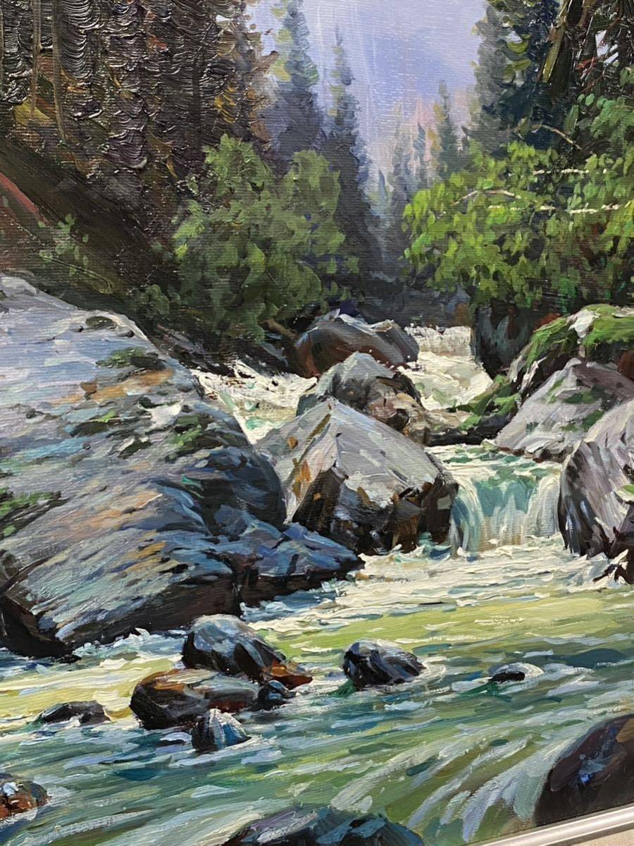  genuine work oil painting . oil painting You Gene *fedorof[ mountain ... river ] F10 number wa-na-, Disney background painter Russia painter Thai country .. image . etc. 