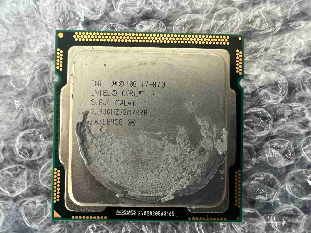 W5001　CPU　i7-870_画像1