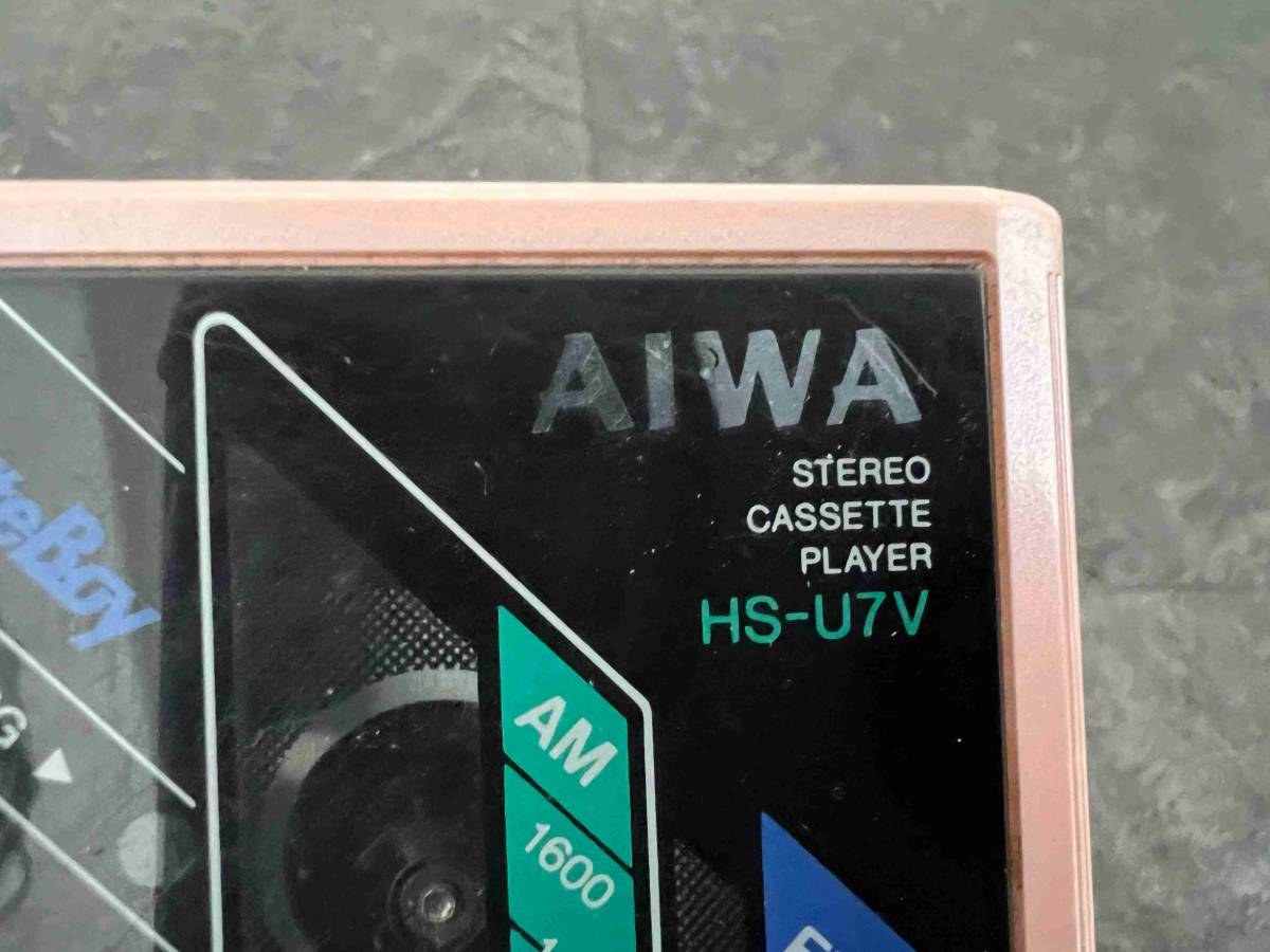 CT4281　AIWA　アイワ　カセットボーイ HS-U7V　カセットプレイヤー_画像7