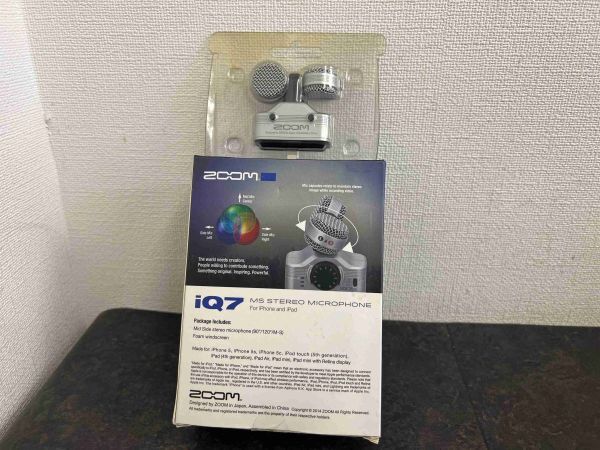 ct4119　Zoom iQ7 iPhone iPad iOSマイク　未開封？_画像2