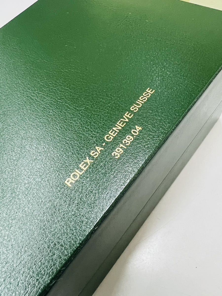 正規/純正品】ROLEX ロレックス 空箱 BOX ケース 39139 04 緑 正規/純正品】ROLEX ロレックス 空箱 BOX ケース 39139 04 緑