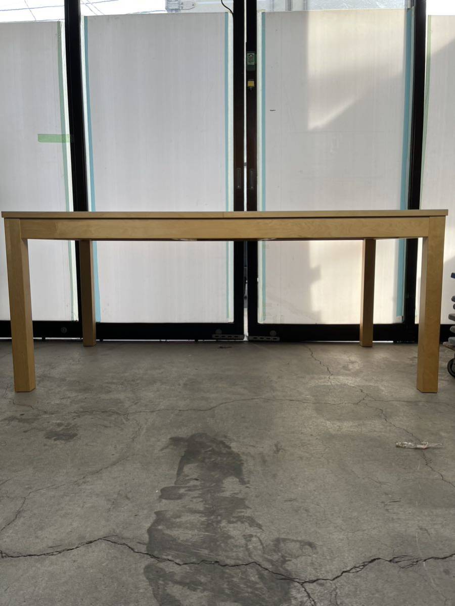 IKEA　イケア　BJURSTA　ビュースタ　伸長式テーブル　6～8人用　オーク材突き板　W1750～2600×D950×H740_画像2