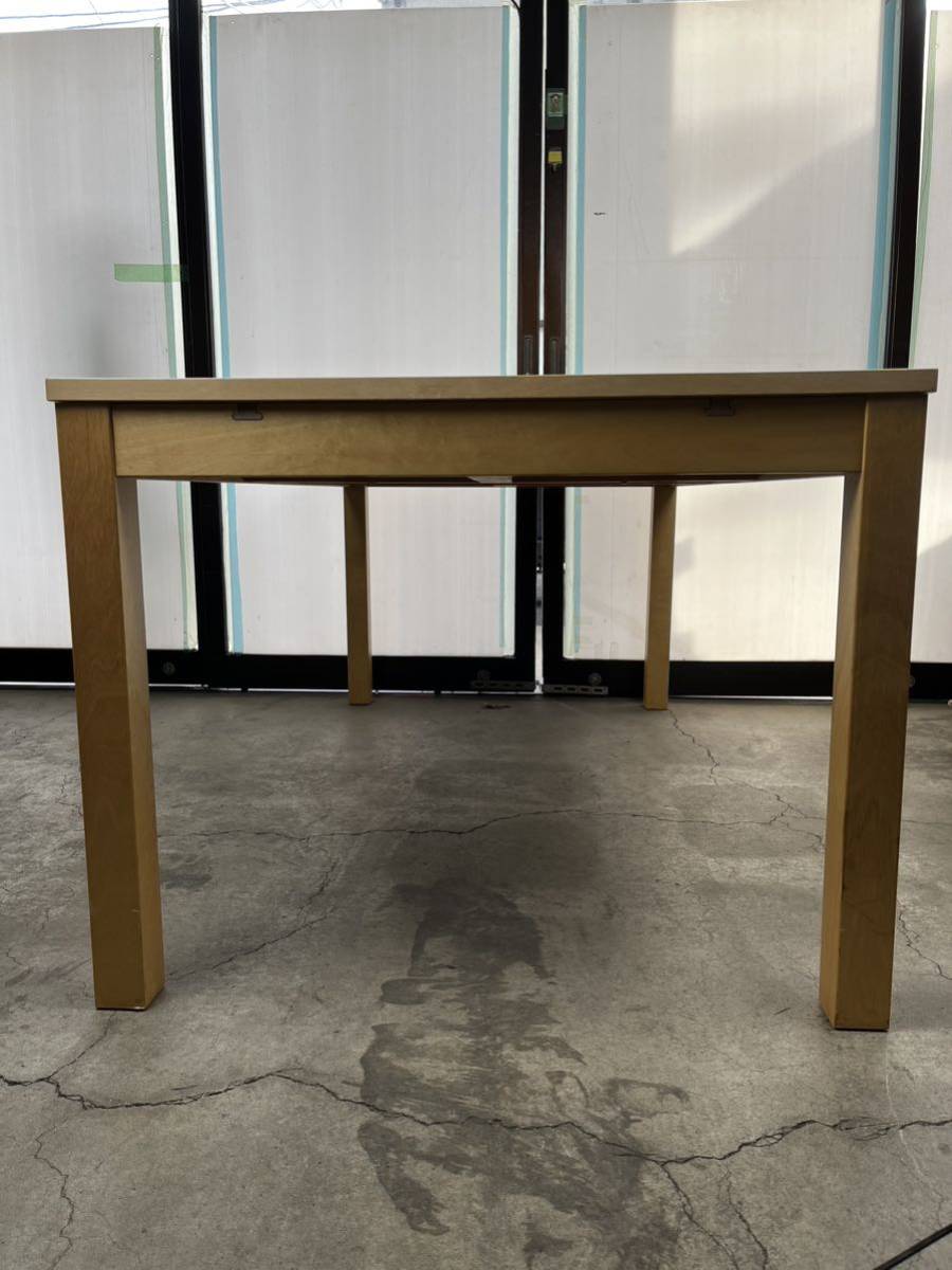 IKEA　イケア　BJURSTA　ビュースタ　伸長式テーブル　6～8人用　オーク材突き板　W1750～2600×D950×H740_画像4