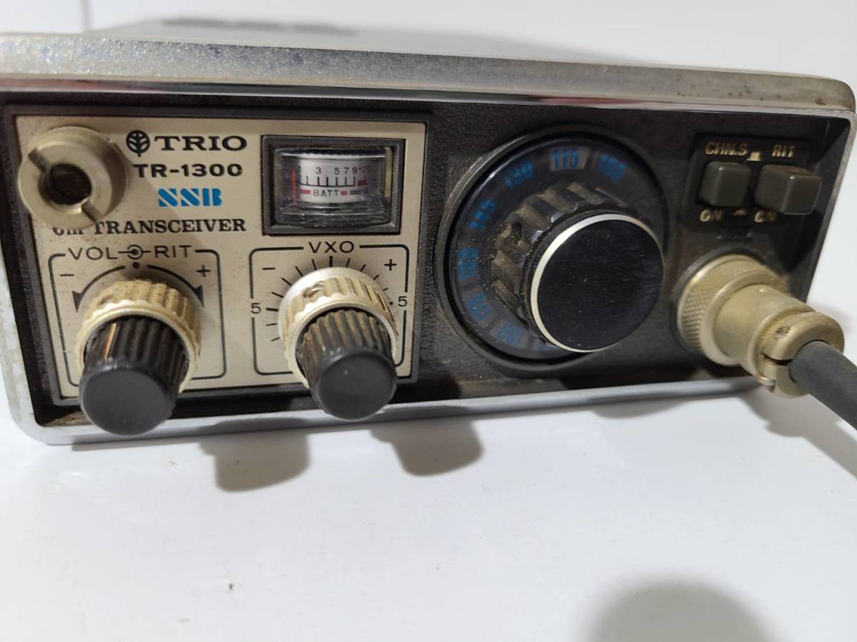 1111-12　 トリオ TRIO TR-1300 トランシーバー 6m SSB TRANSCEIVER アマチュア無線 無線機_画像2