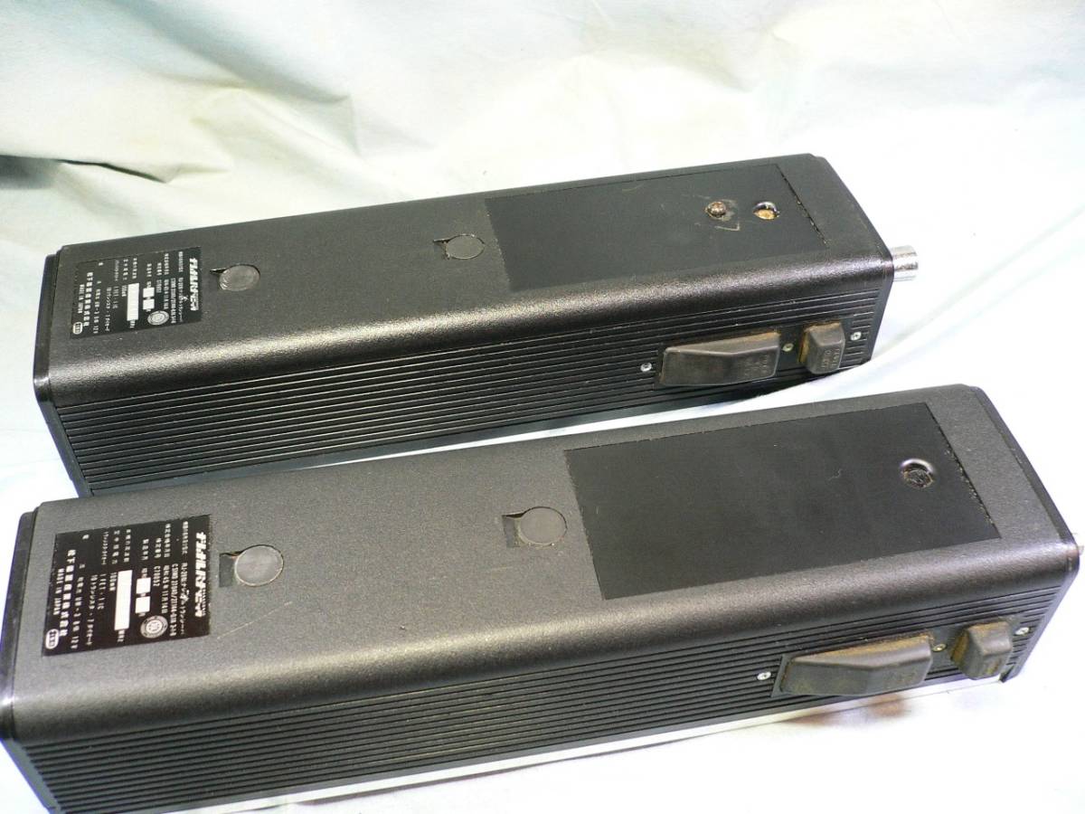  Panasonic CB transceiver RJ-28 operation present condition goods 2 pcs. set ( soft case attaching )